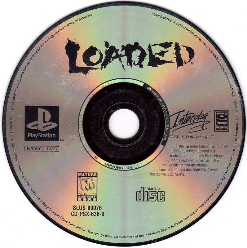 Media for Loaded (PlayStation) (Greatest Hits release)