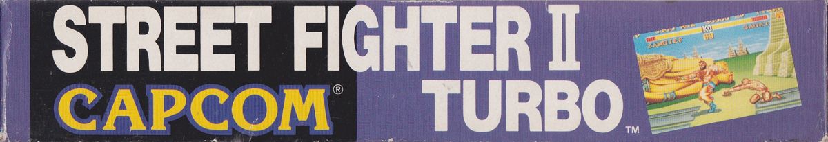 Spine/Sides for Street Fighter II Turbo (SNES): Top
