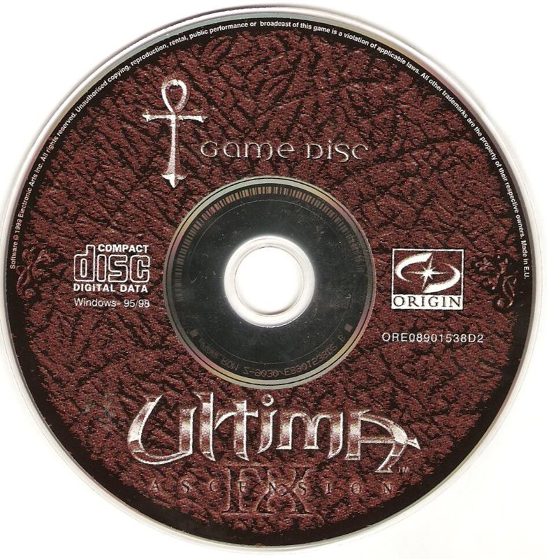 Media for Ultima IX: Ascension (Windows): Disc 2/2