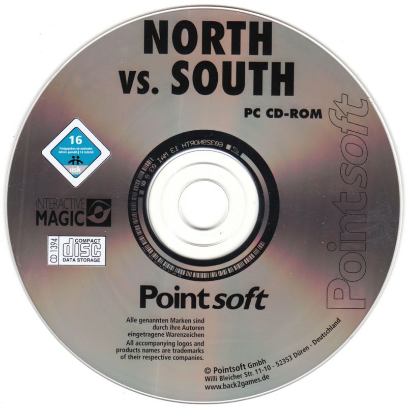 Media for North vs. South (Windows) (Back to Games release)