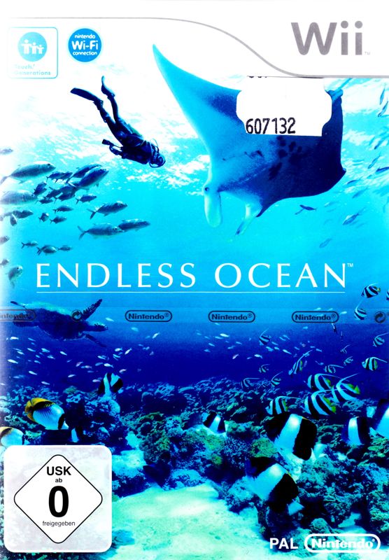 Front Cover for Endless Ocean (Wii) (Second re-release)