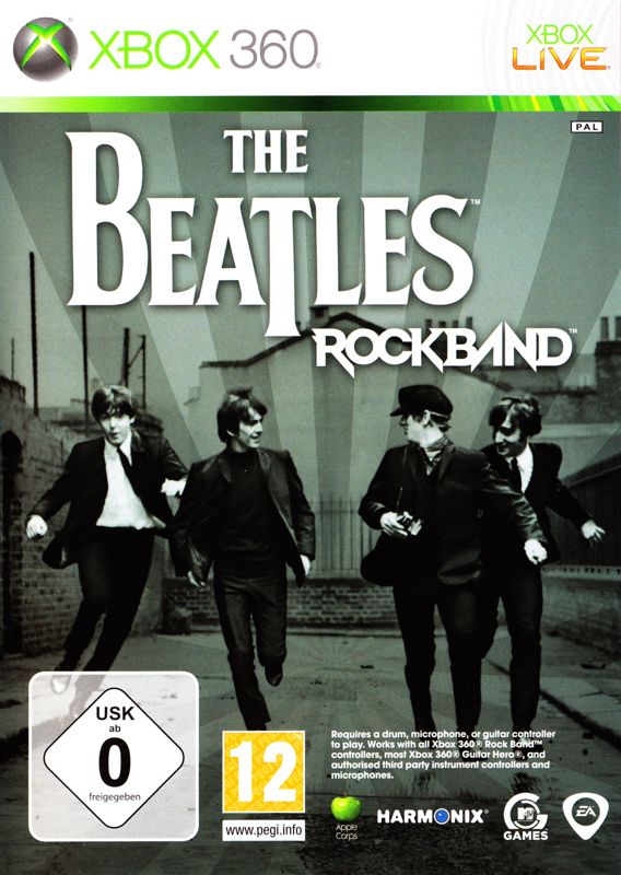 Other for The Beatles: Rock Band (Xbox 360) (Box w/ Beatles Drums, Guitar Controller, Mic & Game): Keep case - front