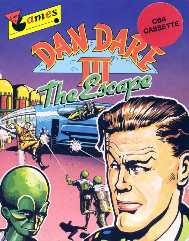 Front Cover for Dan Dare III: The Escape (Commodore 64)