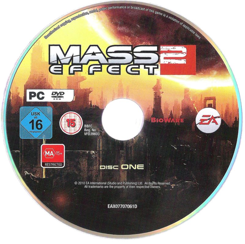 Media for Mass Effect 2 (Windows): Disc One