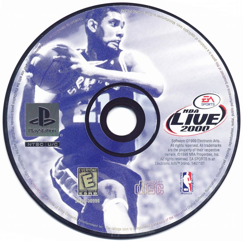 Media for NBA Live 2000 (PlayStation)