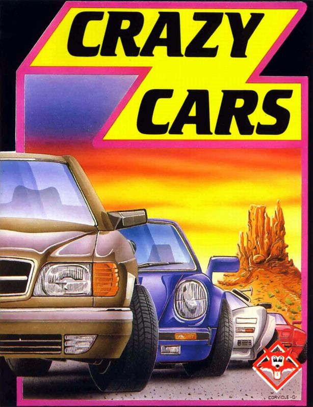 Front Cover for Crazy Cars (Commodore 64)