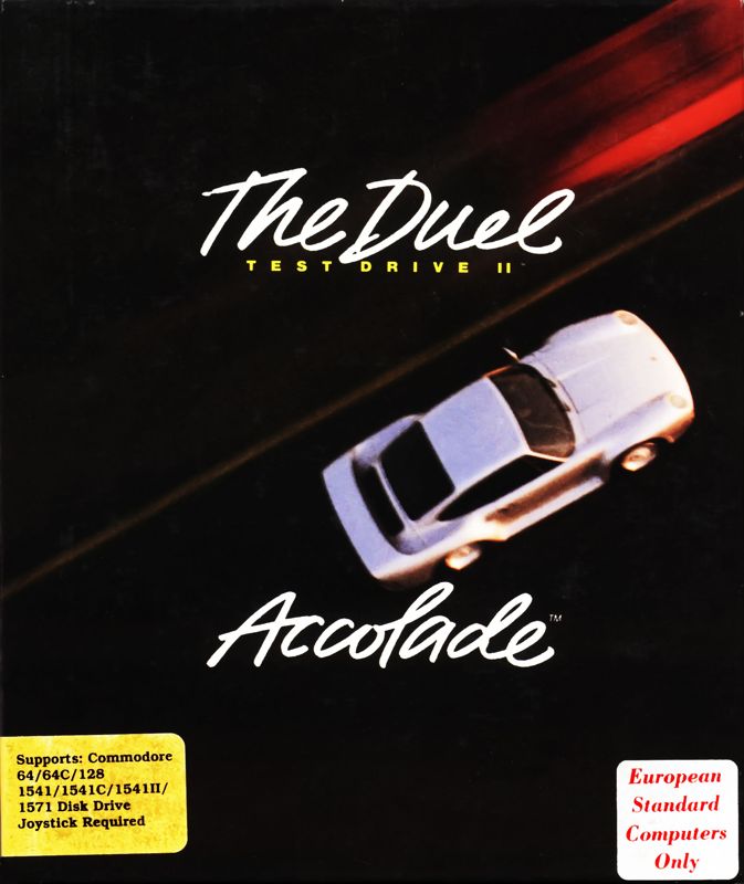 Front Cover for The Duel: Test Drive II (Commodore 64)