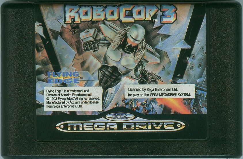 Media for RoboCop 3 (Genesis)