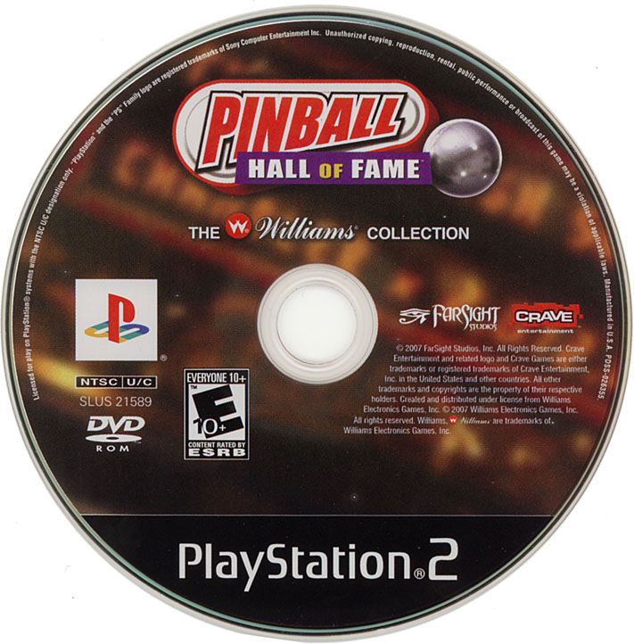 Media for Pinball Hall of Fame: The Williams Collection (PlayStation 2)