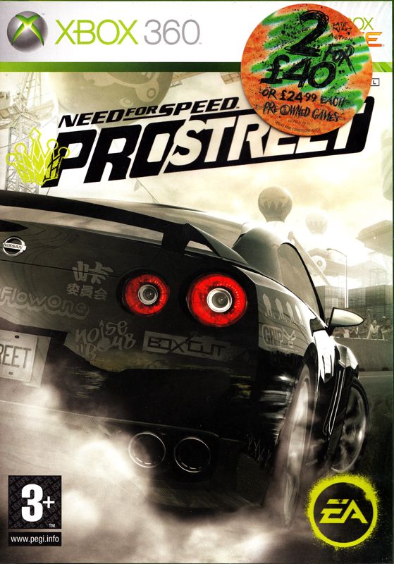 Front Cover for Need for Speed: ProStreet (Xbox 360)