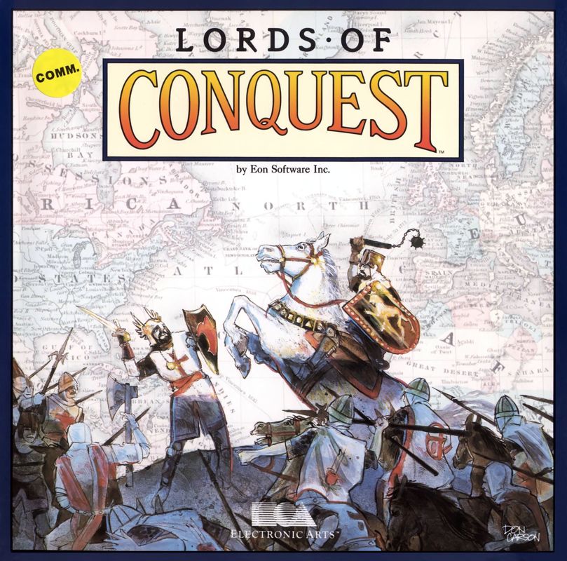 Front Cover for Lords of Conquest (Commodore 64)
