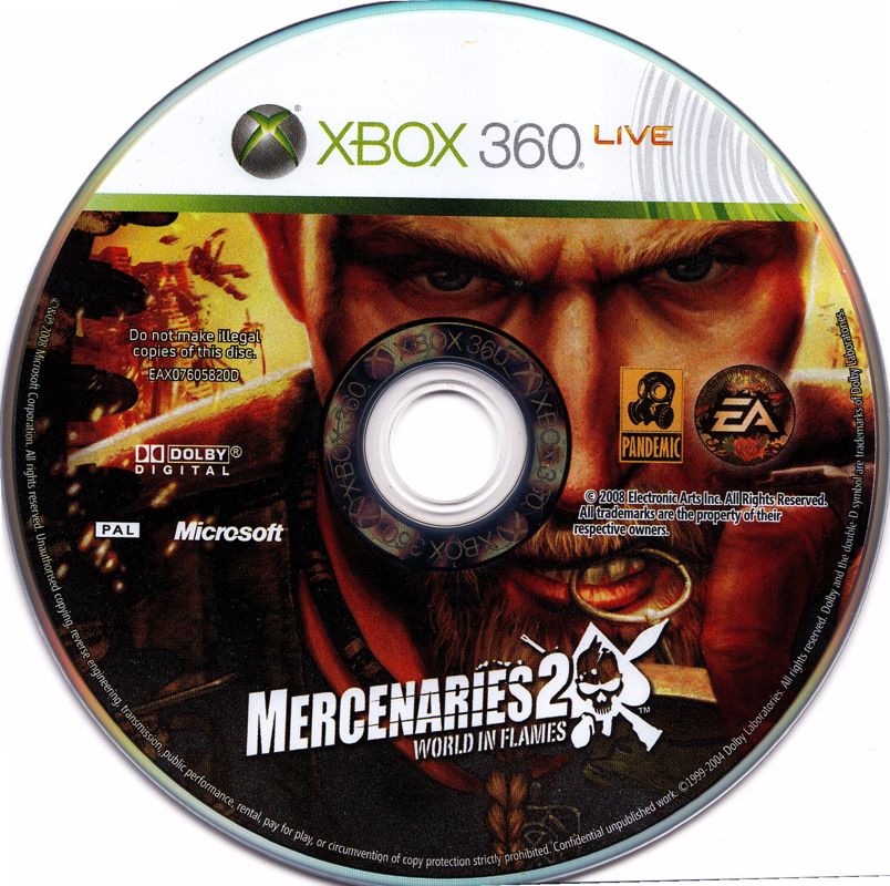 Media for Mercenaries 2: World in Flames (Xbox 360)