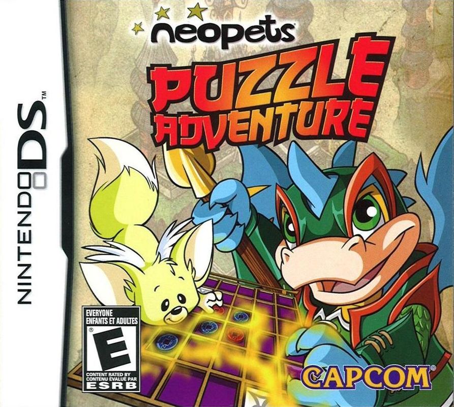 Front Cover for Neopets Puzzle Adventure (Nintendo DS)