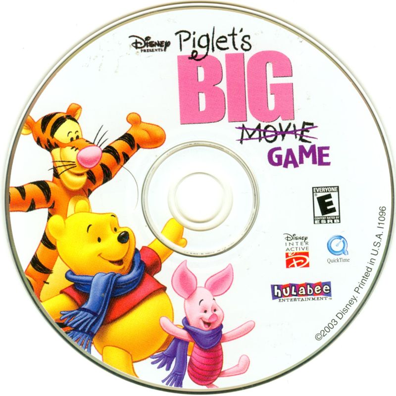 Media for Piglet's Big Game (Macintosh and Windows)