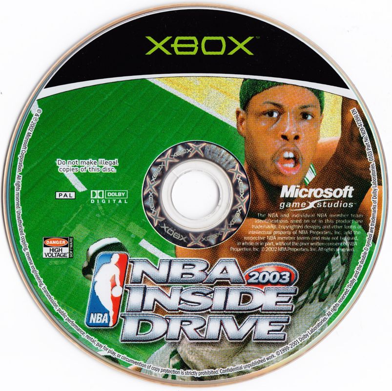 Media for NBA Inside Drive 2003 (Xbox)