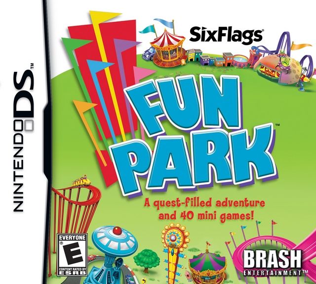 Front Cover for Six Flags Fun Park (Nintendo DS)