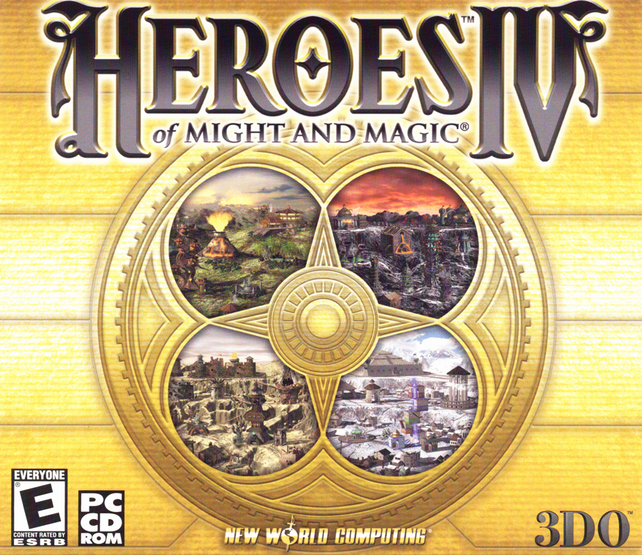 Heroes Of Might And Magic Iv Cover Or Packaging Material Mobygames