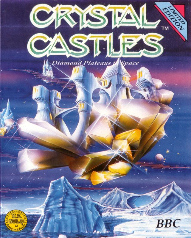 Front Cover for Crystal Castles (BBC Micro)