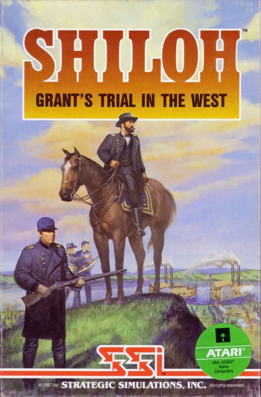 Front Cover for Shiloh: Grant's Trial in the West (Atari 8-bit)