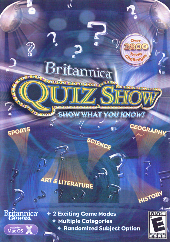 Britannica Quiz Show (2008) - MobyGames