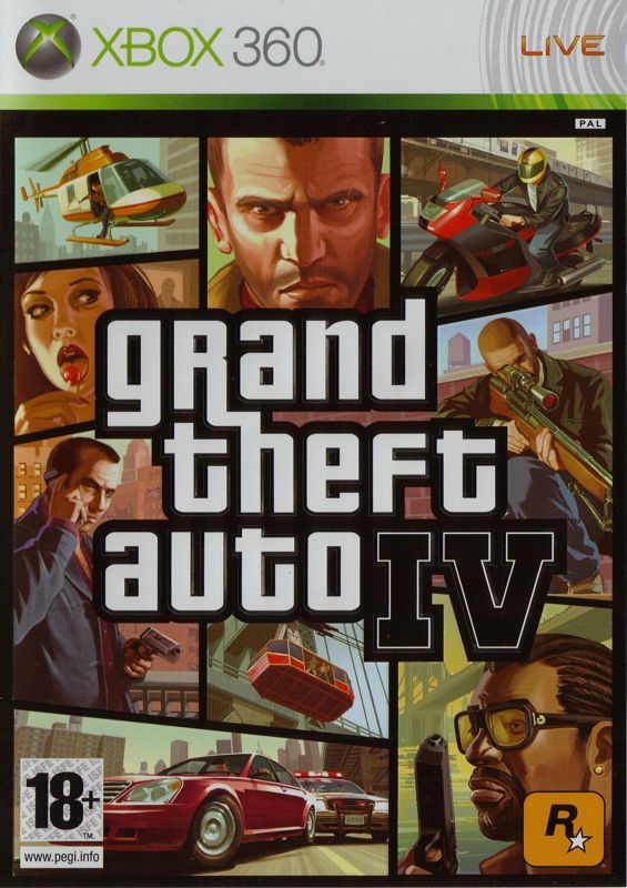 Front Cover for Grand Theft Auto IV (Xbox 360)