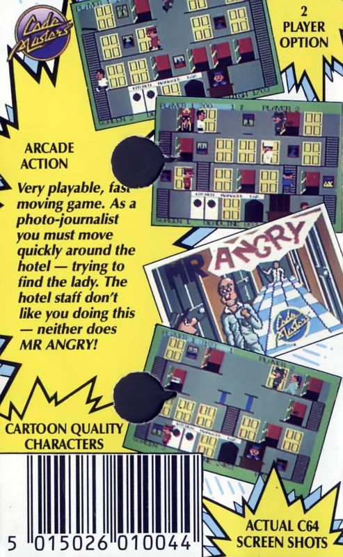Back Cover for Stringer (Commodore 64)