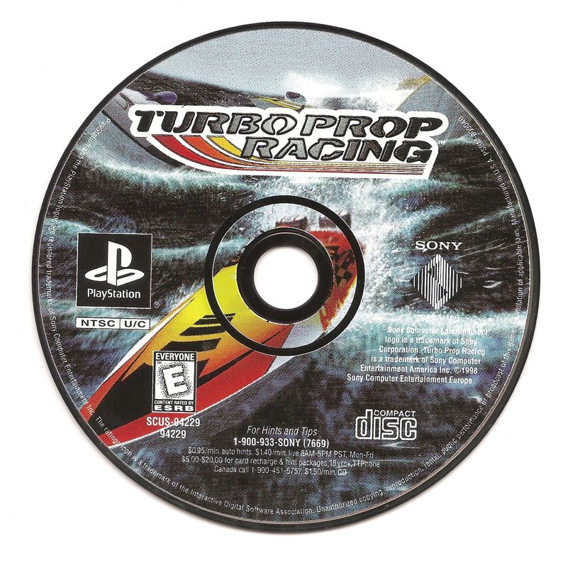 Media for Turbo Prop Racing (PlayStation)