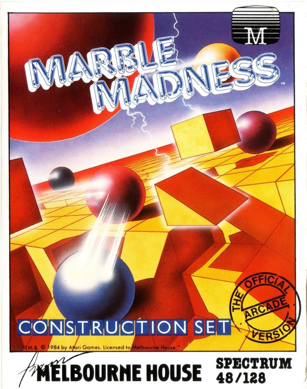 Front Cover for Marble Madness Construction Set (ZX Spectrum)