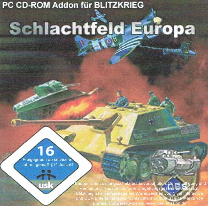 Front Cover for Schlachtfeld Europa (Windows)