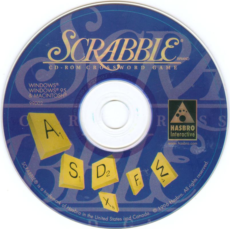 Media for Scrabble (Macintosh and Windows and Windows 3.x)