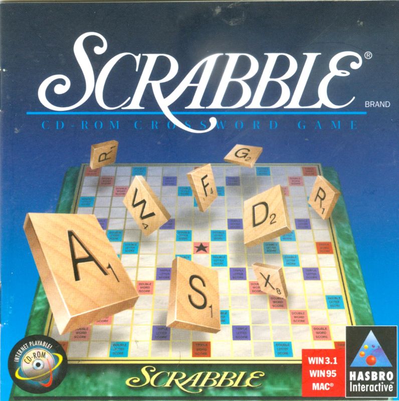 Front Cover for Scrabble (Macintosh and Windows and Windows 3.x)