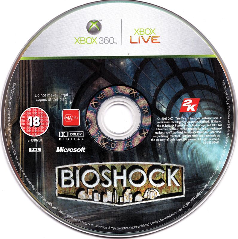 Media for BioShock (Limited Edition) (Xbox 360)