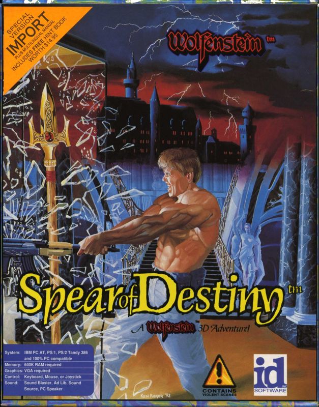 Front Cover for Spear of Destiny (DOS)