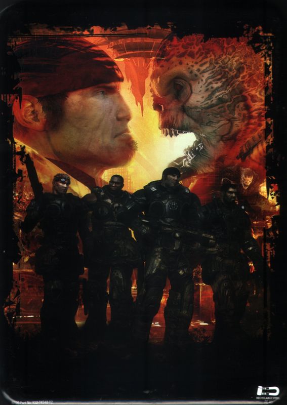 Back Cover for Gears of War (Limited Collector's Edition) (Xbox 360)