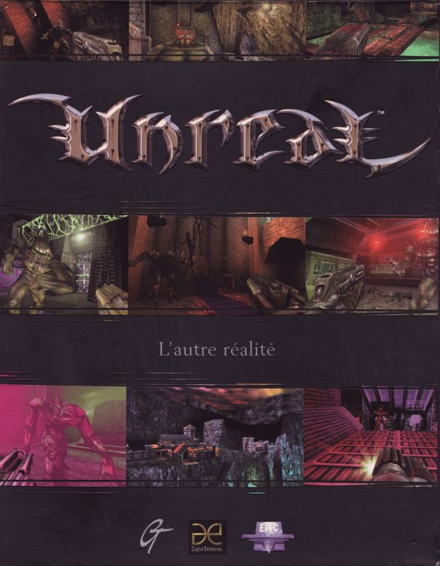 Front Cover for Unreal (Windows) (1st French release: manual in French, game in English)