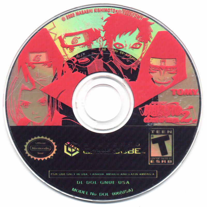 Media for Naruto: Clash of Ninja 2 (GameCube) (Release without CCG card)