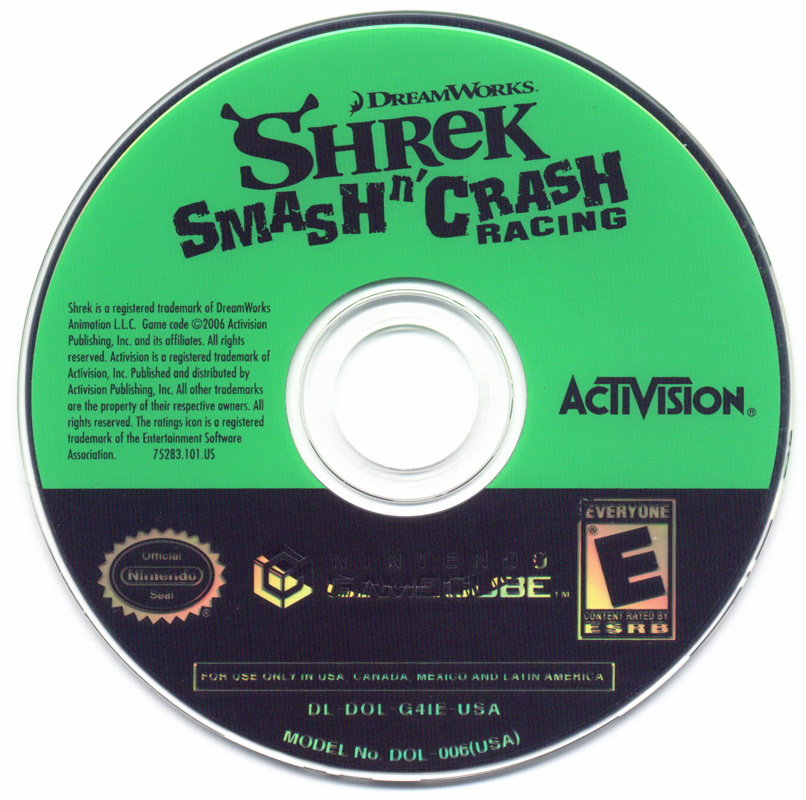 Media for Shrek Smash N' Crash Racing (GameCube)