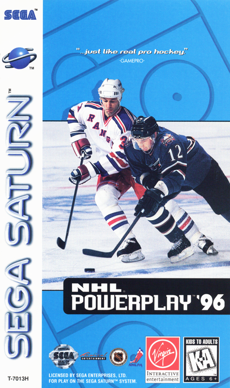 Front Cover for NHL Powerplay '96 (SEGA Saturn)