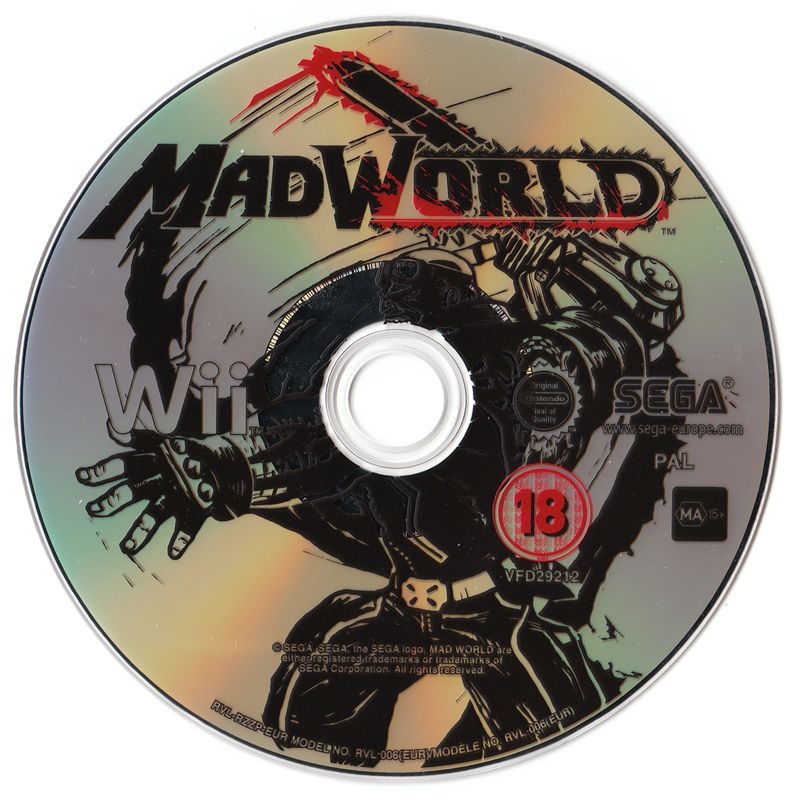 MadWorld cover or packaging material - MobyGames