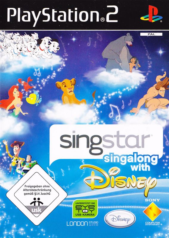 Front Cover for SingStar: Singalong with Disney (PlayStation 2) (English lyrics)