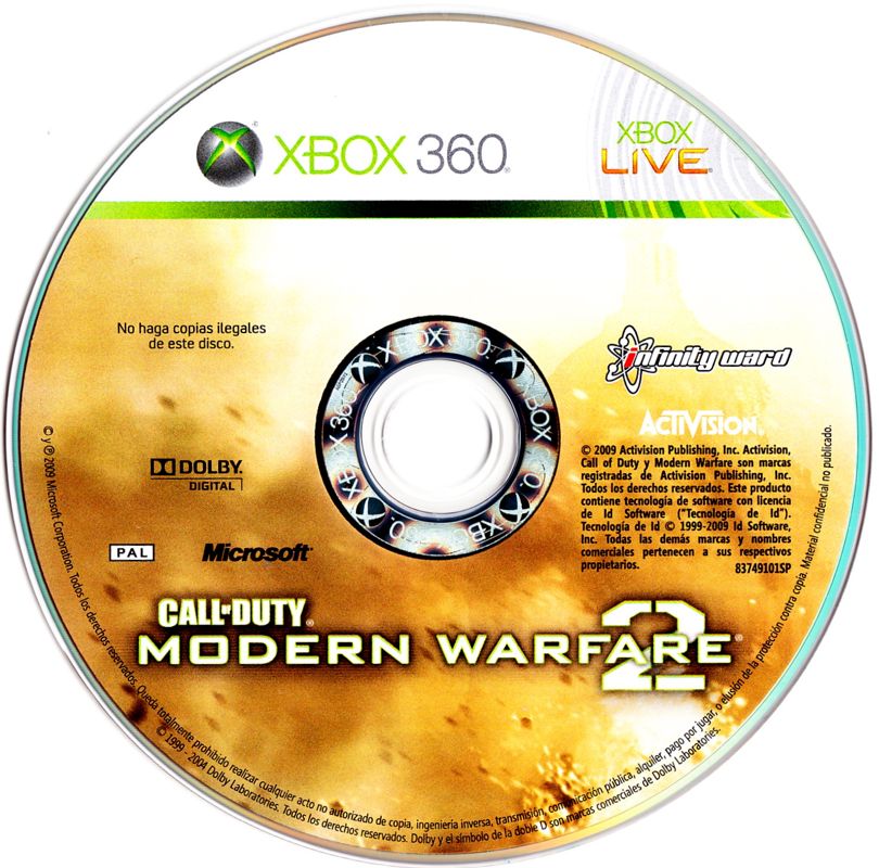 Call of Duty: Modern Warfare cover or packaging material - MobyGames