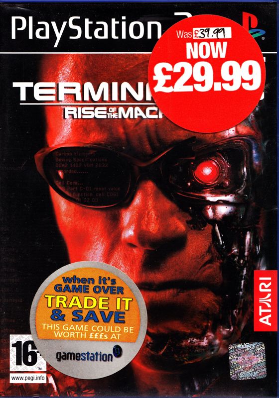 Front Cover for Terminator 3: Rise of the Machines (PlayStation 2)