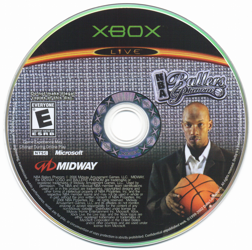 NBA Ballers: Phenom cover or packaging material - MobyGames