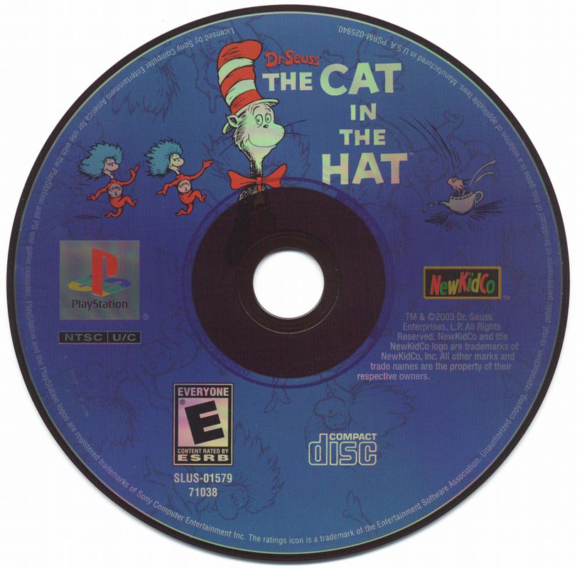 Media for Dr. Seuss: The Cat in the Hat (PlayStation)