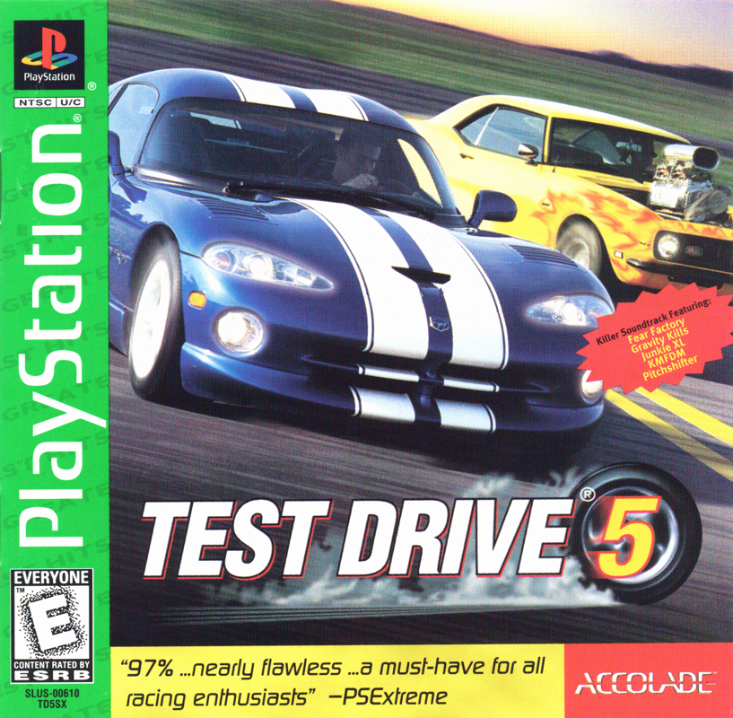 Front Cover for Test Drive 5 (PlayStation) (Greatest Hits release)