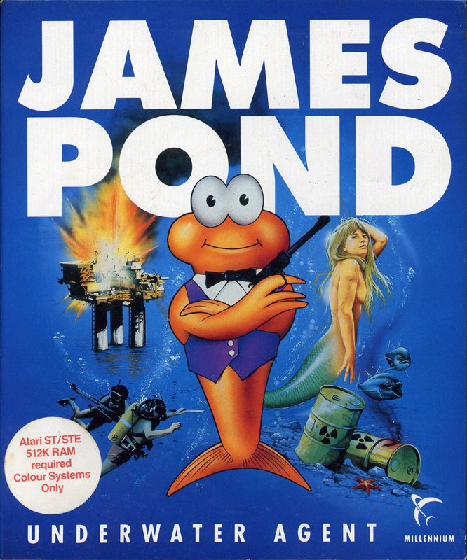 Front Cover for James Pond: Underwater Agent (Atari ST)