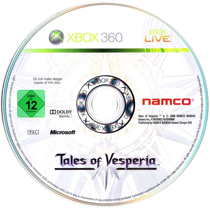 Media for Tales of Vesperia (Xbox 360)