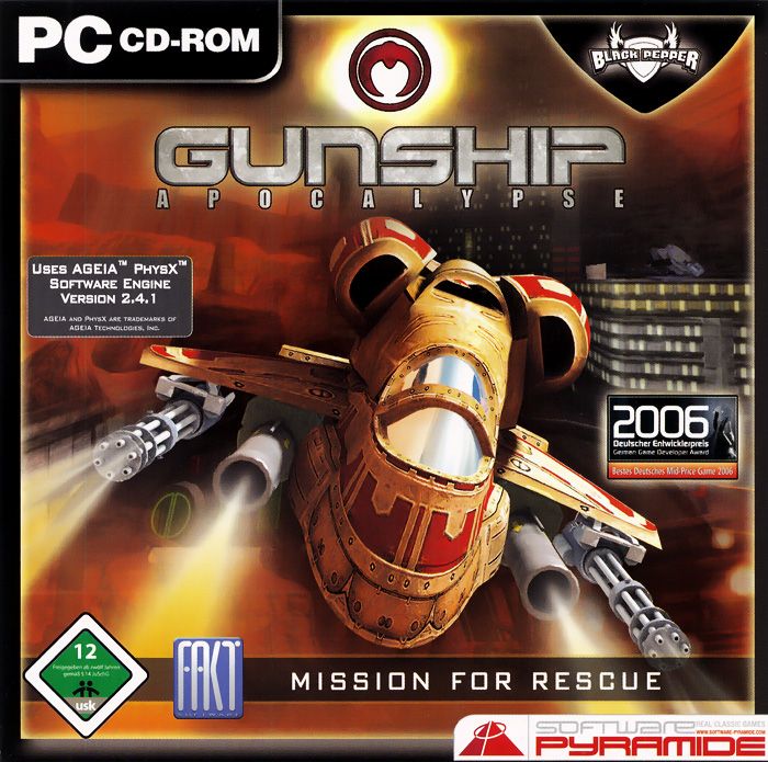 Front Cover for Gunship Apocalypse (Windows) (Software Pyramide release)