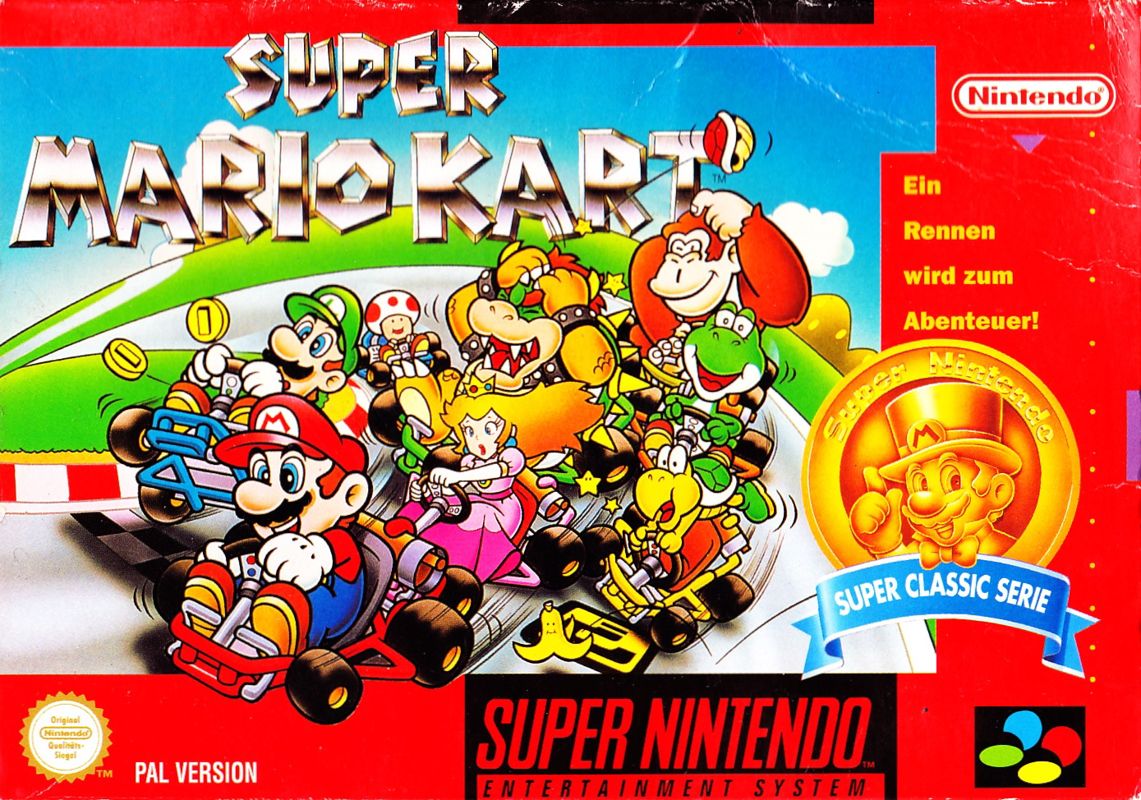 Front Cover for Super Mario Kart (SNES) (Super Classic Serie release)