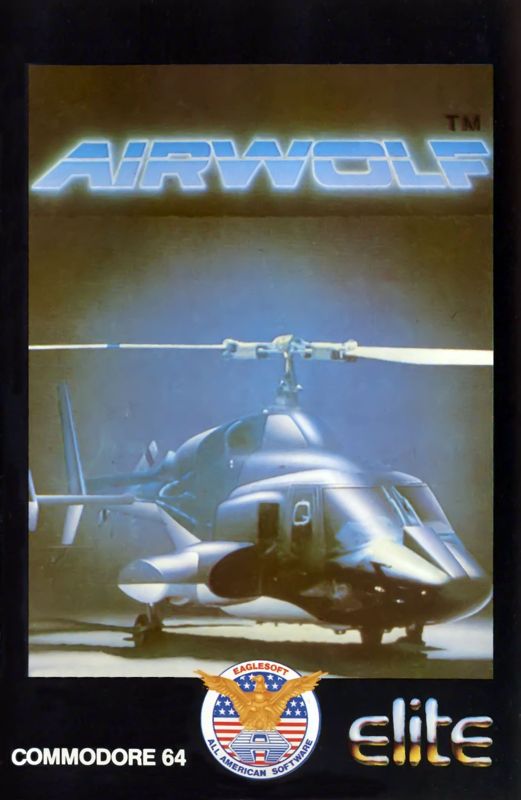 Front Cover for Airwolf (Commodore 64)